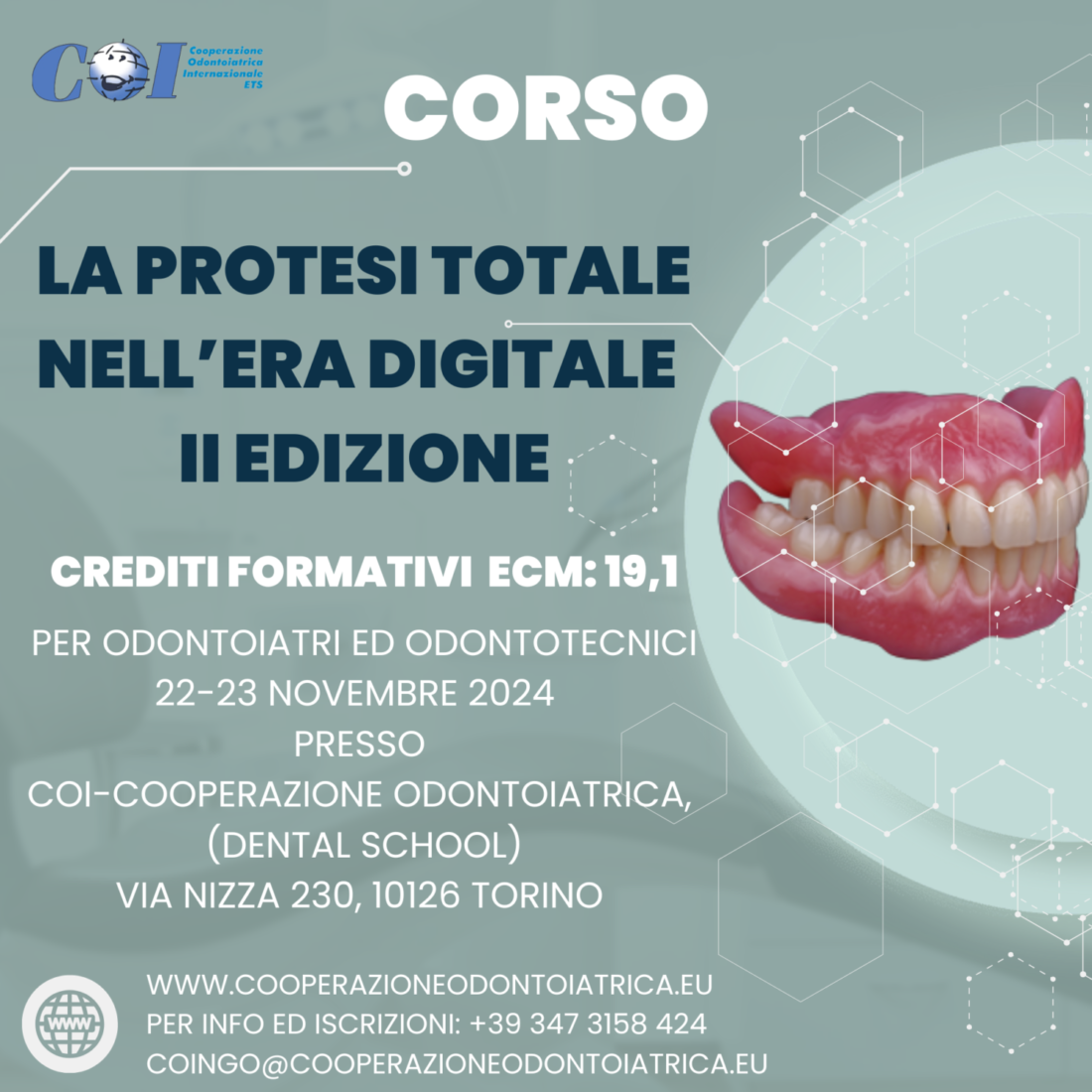 01 - LA PROTESI TOTALE NELL’ERA DIGITALE II Edizione 2024